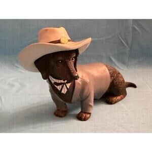 Spurs N Fur Dachshund 7" Figurine QUICK PAW McGRAW Cowboy Dog NO BOX